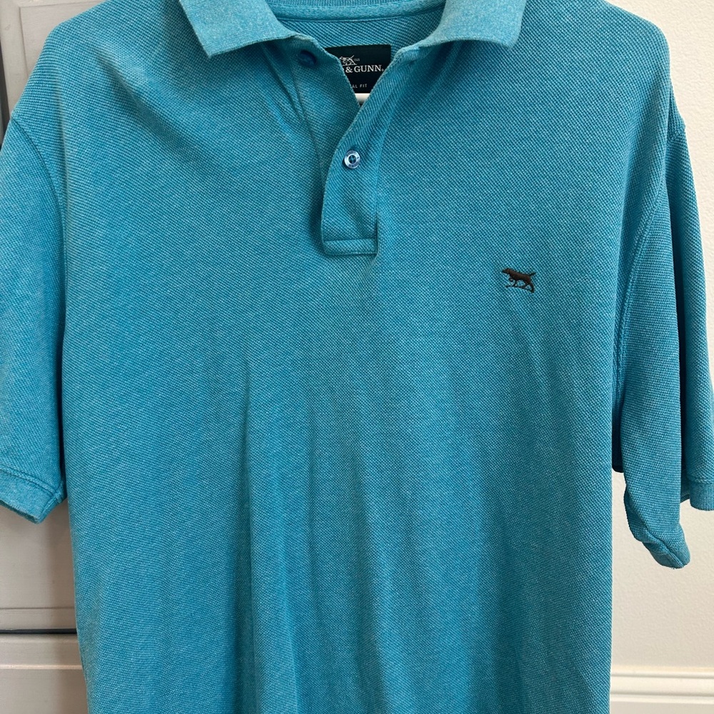 Rodd & Gunn Blue Polo Shirt Classic Knit Design